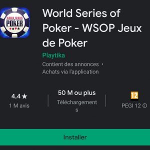Application de poker mobile gratuite : WSOP
