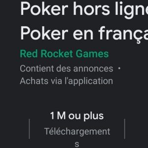 Poker hors ligne