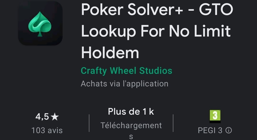 Poker Solver+ : l’outil mobile de référence pour être EV+